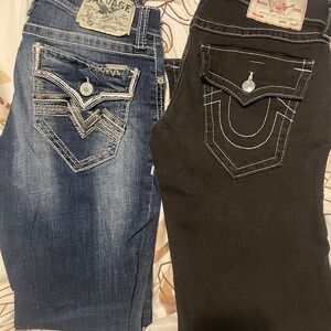 SALVAGE AND TRUE RELIGION MEN JEANS